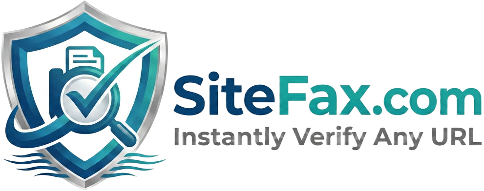 SiteFax — instantly verify any URL